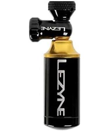 Lezyne Tubeless CO2 Blaster | Inflator & Repair Kit - Black/Gold for Road, Gravel, Mountain Bikes - Buy Online on GoSupps.com