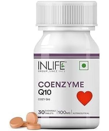 Generic VEDA Coenzyme Q10 CoQ10 Ubiquinone Supplement 100mg - 30 Chewable Tablets (100mg)