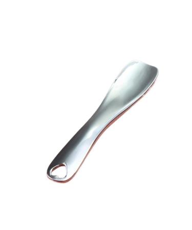 Wholesale Eye cream open from zinclegation flat heart -shaped cream spoon purple.Introduction to the mass layer (size: silver)