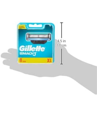 Buy Gillette Mach3 Razor Blades - 16 Replacement Blades with Improved Moisture Strips | International Shipping Available - Buy Online on GoSupps.com
