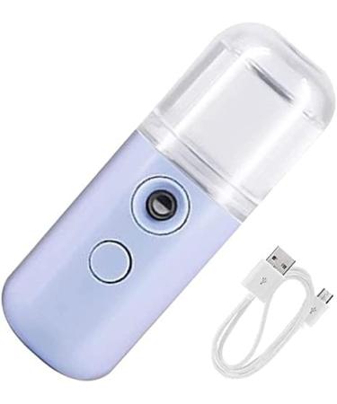 Face Mist Steamer Portable Steamer USB Rechargeable Handy Mist Sprayer for Skin Moisturizing Daily Makeup Tool - Blue 30 ml Deft and Professional - Buy Online on GoSupps.com