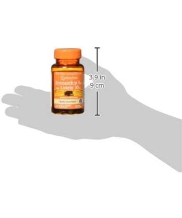 Zeaxanthin 4mg + Lutein 10mg for Healthy Eyes & Vision - 60 ct - Buy Online on GoSupps.com
