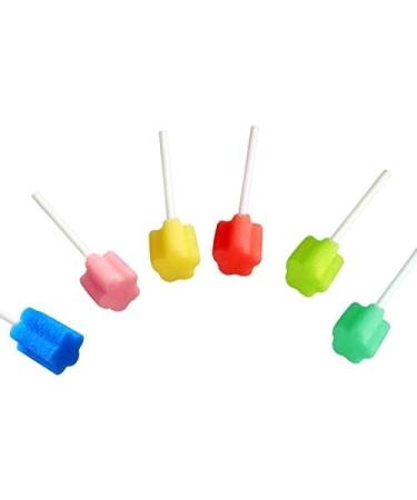 Bonew Oral Care Disposable Sponge - 200 Colorful Dental Sponges for Effective Dental Hygiene - Buy Online on GoSupps.com