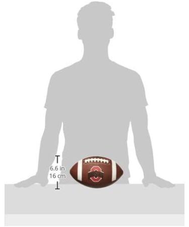 NCAA Game Time Full Size Football   Ohio State Buckeyes  Brown  Full Size - Buy Online on GoSupps.com