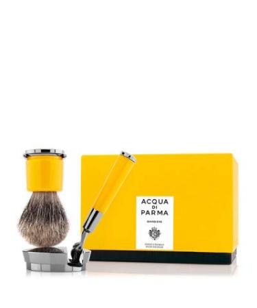 Acqua Di Parma Collezione Barbiere Yellow Set (shaving brush + razor)