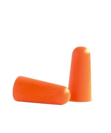 Set of 8 earplugs "Waldesruh" eight ear protection plugs - noise stop made of soft foam - INCLUDING transport box - Color: orange