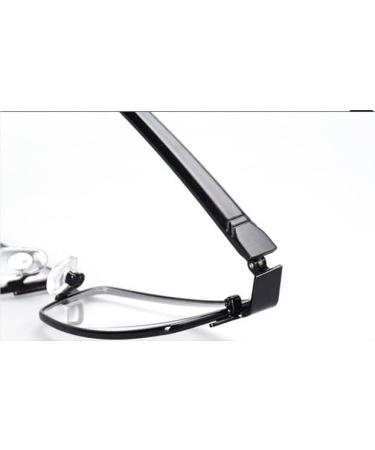 PARWANA HD Eyeglasses - Stylish Half-Frame Computer Readers for Men & Women | Anti Eyestrain +100 Gun-Black - Buy Online on GoSupps.com
