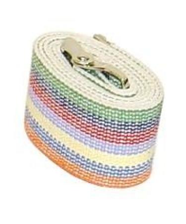 80345 Gait Belt with Metal Buckle 2" Width 48" Length 4 Rainbow