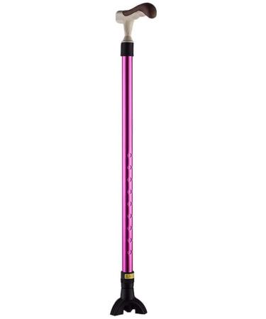Telescopic Non Slip Crutches Crutch Height Adjustable Cane Telescopic Aluminum Walking Stick Triangle Base Portable Stick 68-92cm crutch-11.19 for Arthritis Elderly Seniors & Handicap The New