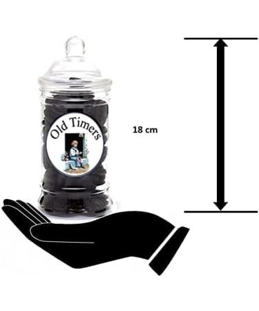 Pontefract Cakes in Reusable Retro Victorian Style 500 millilitre Plastic Jar 350 grams - Buy Online on GoSupps.com