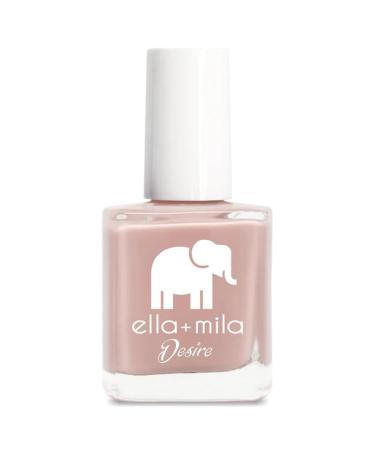 ella+mila Desert Suede Nail Polish | Quick Drying Vegan & Cruelty-Free Nude Brown | 17-Free Chip Resistant Formula - Buy Online on GoSupps.com