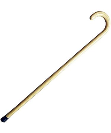 Wooden Walking Stick Solid Cane Portable Natural Wood Walking Stick Bamboo Crutch Climbing Seniors Cane Outdoor Walker Walking Stick with Hospital