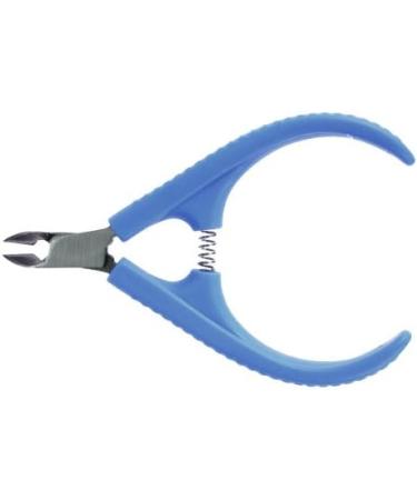 Stainless Steel 1/2 Jaw Spring ABS Handle Cuticle Nipper Hangnail Clipper for Nail Art Manicure Pedicure---Random Color - Buy Online on GoSupps.com