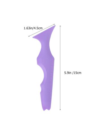 3pcs Silicone Beauty Ruler Set - Eyeliner Mascara Lipstick Applicator Tools | Makeup Supply in Pink Blue Purple - Buy Online on GoSupps.com