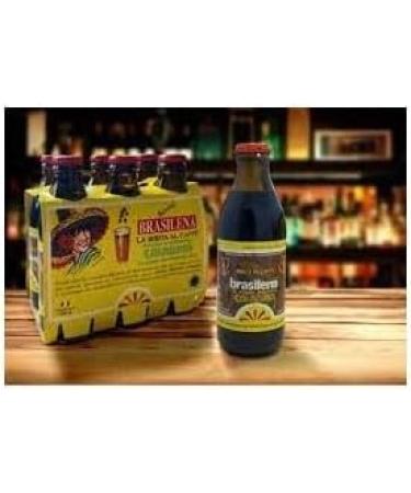 Brazilian Bibita Gassata al Caffe Pack of 24 refreshing soft drinks Calabria 25 cl Refreshing non-alcoholic soft drink with coffee flavor + Italian Gourmet polpa 400 g - Buy Online on GoSupps.com