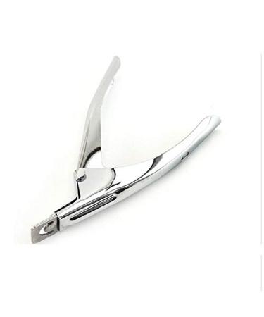 PSGS Stainless Steel Art Nail Clipper Professional Cutter Gel False Nail Tips Edge Cutters One Word Clippers Nails Manicure Tool (Color : Silver)