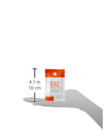 Tan Towel Self Tan Towelette Classic 10 Count - Natural Sun-Kissed Glow - Buy Online on GoSupps.com