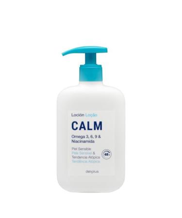 Deliplus Calm Deliplus Omega 3 6 9 & Niacinamide Body Lotion Sensitive & Atopic Skin | 48 Hours of Battery Life 400ml
