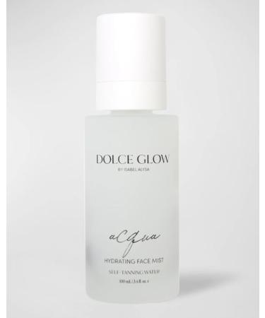 DOLCE GLOW Acqua Hydrating Face Mist Self Tanning Water 3.4 Fl. Oz