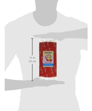 Funcakes Fondant Fire Red - 1 kg | Easy to Use Smooth & Elastic | Gluten-Free Halal & Kosher Cake Decorating - Buy Online on GoSupps.com