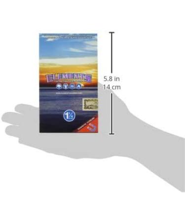 Elements 1.25 Ultra Thin Rice Rolling Paper | Full Box of 25 | Magnetic Closure - Buy Online on GoSupps.com