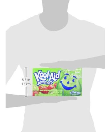 Kool-Aid Clear Strawberry Kiwi Jammers 1.8L (4 Boxes of 10 Pouches) Clear - Strawberry Kiwi - Buy Online on GoSupps.com
