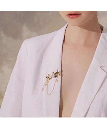 Pin Jewelry Gifts for Women Ladies Retro Elegant Jewelry Irregular Flower Tassel Brooch Temperament Luxury Wedding Banquet Brooch Jewelry Brooches & Pins - Buy Online on GoSupps.com