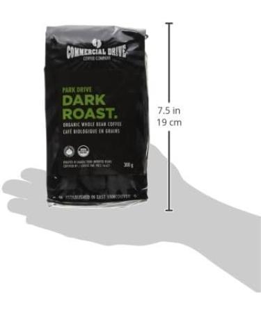 The Commercial Drive Coffee Company Small Batch Organic Dark Roast Whole Bean Coffee 300g - Buy Online on GoSupps.com