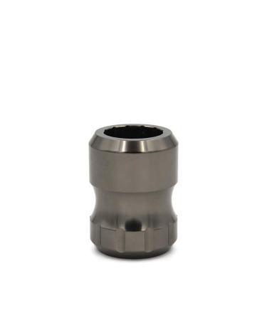 Ambition 32mm Cartridge Tattoo Grips - Adjustable Twist Handle Tubes, CNC Carved Aircraft Aluminum - 5 Piece Set in Grey for Professionals and Beginners - Buy Online on GoSupps.com