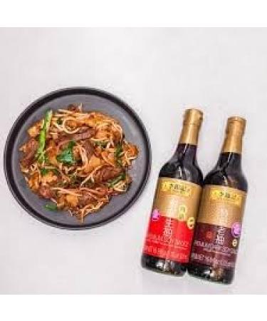 Lee Kum Kee Premium Light Soy 500mL & Dark Cooking Soy Sauce 500ml (Bottle of 4) - Buy Online on GoSupps.com