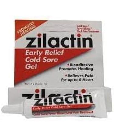Zilactin Cold Sore Gel - 2 Count Pack - Buy Online on GoSupps.com