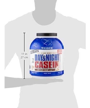 Weider Day & Night Casein High in Protein Chocolate 1.8kg Chocolate Cream 1800g - Buy Online on GoSupps.com