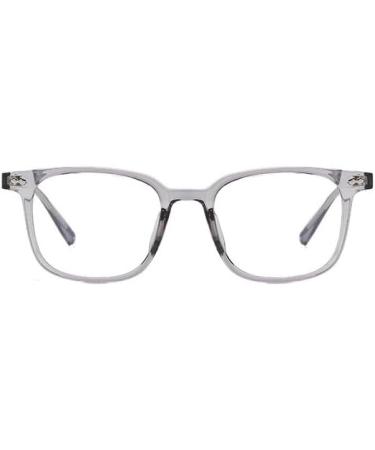 Large TR Frame Reading Glasses +0.50 | Anti Blue Light & Eyestrain | Square Flat Light Mirror Eyeglasses for Computer Use - International Shipping - Buy Online on GoSupps.com