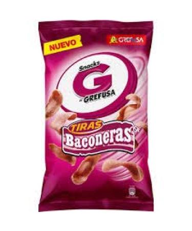 corn and bacon snacks 120 gr grefusa