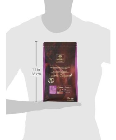 CACAO BARRY 31% Min Cocoa Milk Chocolate Caramel Pistoles 1 kg - Buy Online on GoSupps.com