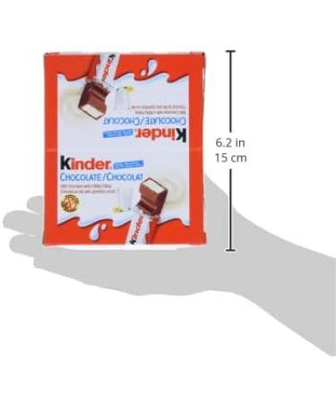 KINDER CHOCOLATE Single Bars 36 Packs Individually Wrapped Milk Chocolate Bars (36 x 21g) Milk Chocolate 21 g (Pack of 36) - Buy Online on GoSupps.com