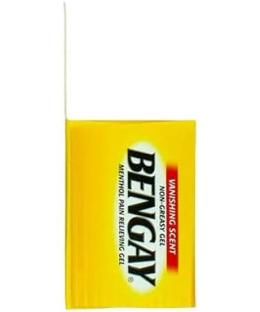 Ben Gay Vanish Scent 2oz Gel - Non-Greasy Pain Reliever (Pack of 5) - Buy Online on GoSupps.com