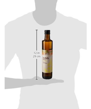 Naturata Demeter Virgin Rapeseed Oil 500ml - Organic Cold-Pressed Cooking Oil for Healthy Meals - International Shipping Available - Buy Online on GoSupps.com