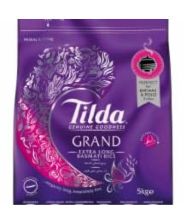 My Africa Store DhaTilda Large Extra Long Basmati Rice 1x5kg MAS