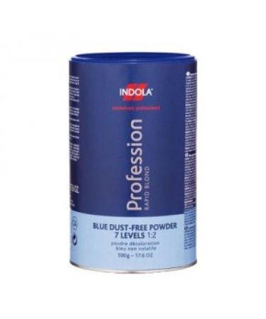Indola Profession Rapid Blonde Blue Dust Free Powder Bleach 500G