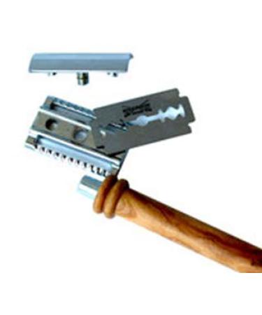 Buy DOM Classic Safety Razor with Olive Wood Zugspitze Handle | Eco-Friendly Shaving Solution - International Shipping Available - Buy Online on GoSupps.com