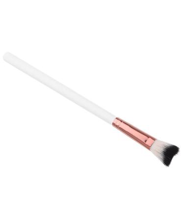 Healeved Nose Contour Brush Nose Shadow Powder Brush Portable Highlighter Brush Makeup Brushes Eye Shadow Brush for Sculpting Bronzer Highlighter White