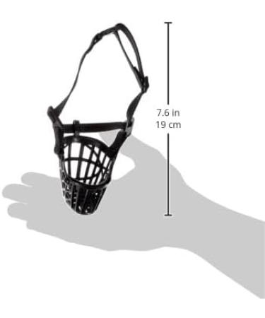 Trixie 17601 XS Black Plastic Muzzle - Perfect for Small Dogs | International Shipping Available - Buy Online on GoSupps.com