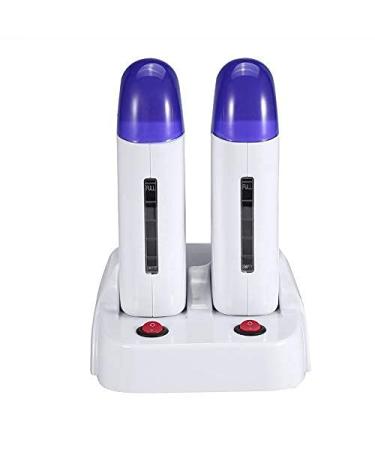 Double Wax Warmer for Men & Women | Dual Station Electric Wax Heater for Armpits Legs & Body - Ideal for Depilation - Buy Online on GoSupps.com