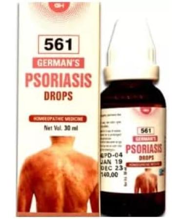 German Homeopathy Care Psoriasis 561 - Relieves Itching, Redness, Dry Eczema & Cracked Skin - 30ml - Buy Online on GoSupps.com