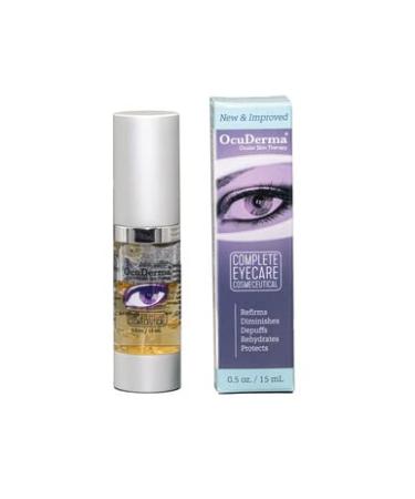 OcuDerma Ocular Skin Therapy Cream | Improve Appearance of Fine Lines and Wrinkles Dark Circles and Puffiness | 0.5 fl oz. | 1 Pack