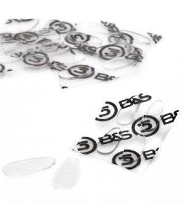 4 pairs (8 pieces) of silicone adhesive nose pads - 4 sizes - height 1.0mm (13mm)