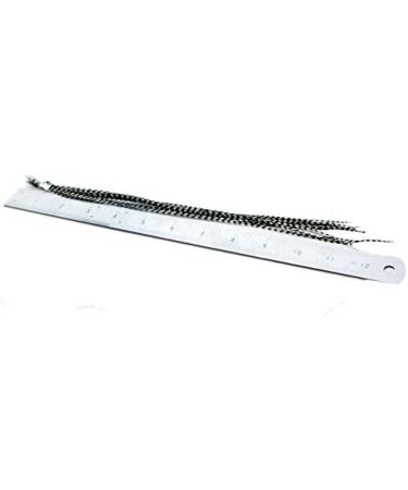 XXL 11-13 Real Feather Hair Extensions x 10 with Rings & Loop - All Grizzly - Buy Online on GoSupps.com