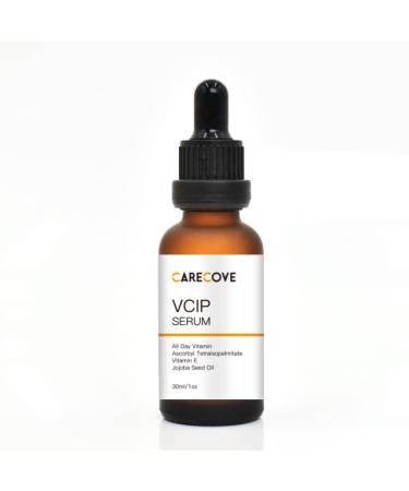 VCIP Vitamin C Face Serum - Anti-Aging & Brightening Skin Care | Dark Spot Remover & Even Skin Tone with Jojoba Oil & Vitamin E - Buy Online on GoSupps.com