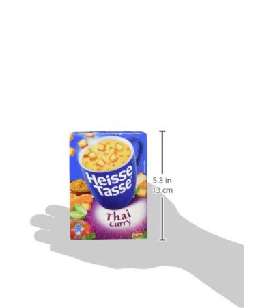 Authentic Hot Thai Curry with Crispy Croutons - 9-Pack (3 Bags 450ml Each) - International Shipping Available - Buy Online on GoSupps.com